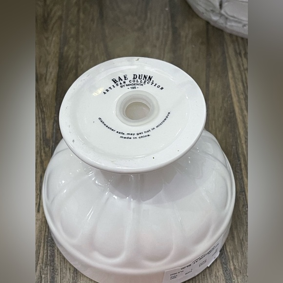 Brand NEW w/Tags Rae Dunn ICE CREAM Serving Dish/Bowl 🍨🍦 - Picture 5 of 10